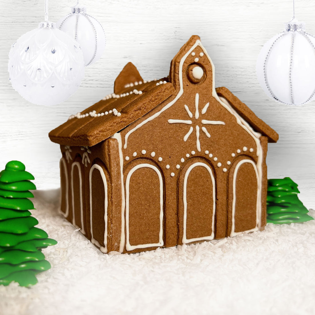 Gluten free Christmas gingerbread church recipe