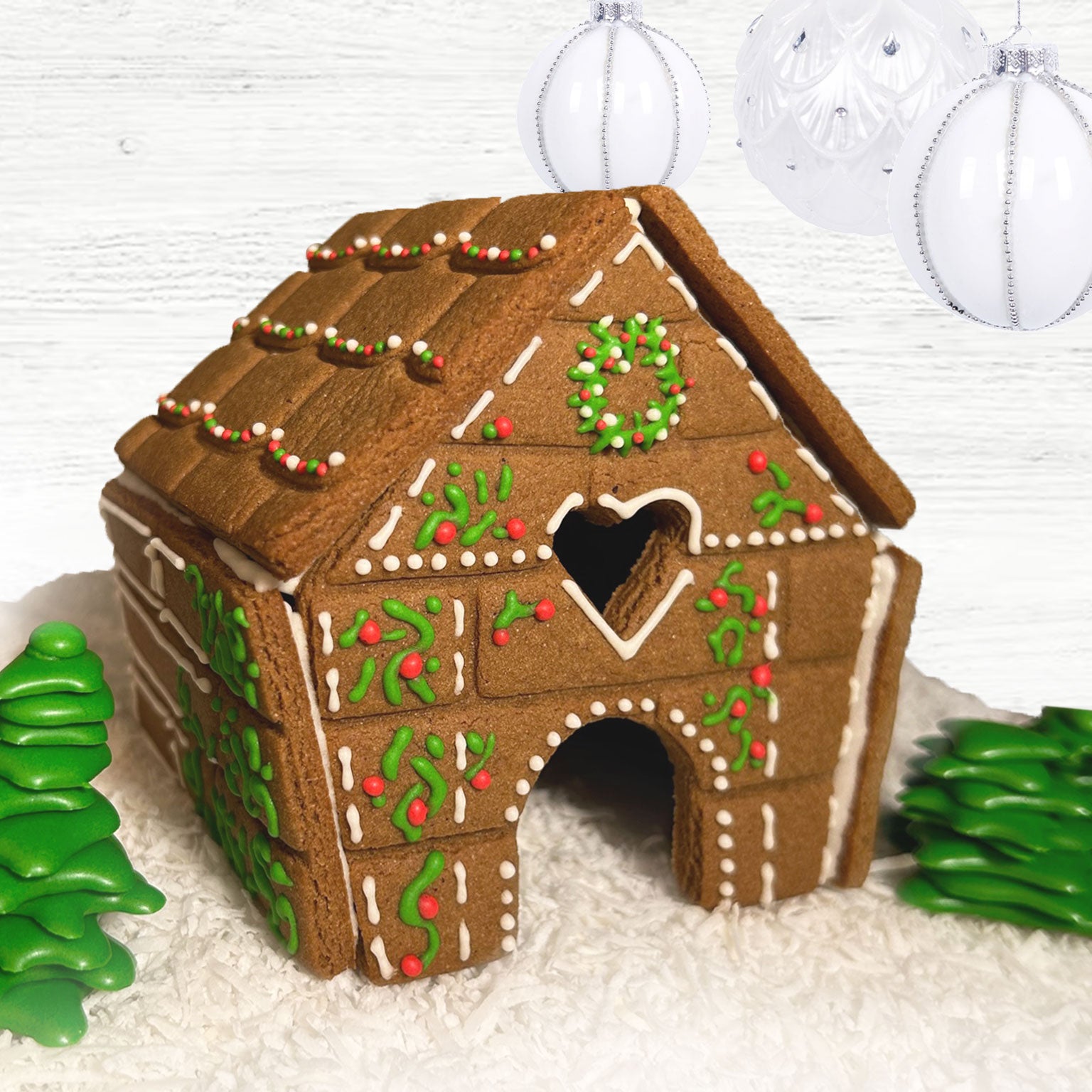Gingerbread House Template Cookie Cutter 