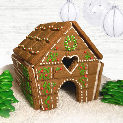Gingerbread House Template Cookie Cutter 