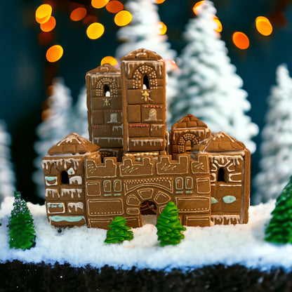 Gingerbread House Template Cookie Cutter 
