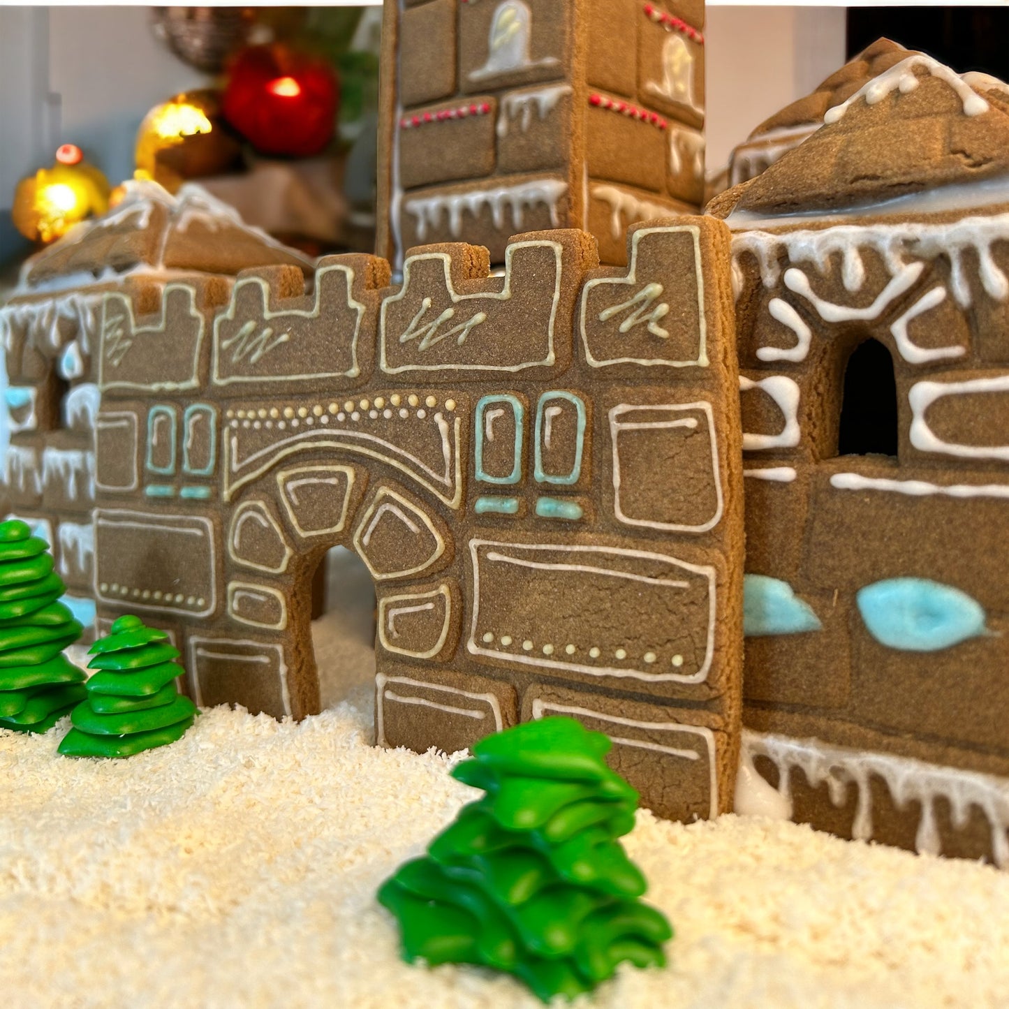 Gingerbread House Template Cookie Cutter 