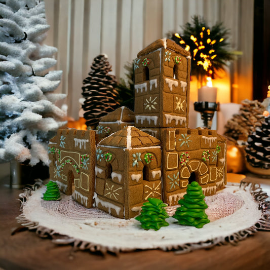 Gingerbread House Template Cookie Cutter 