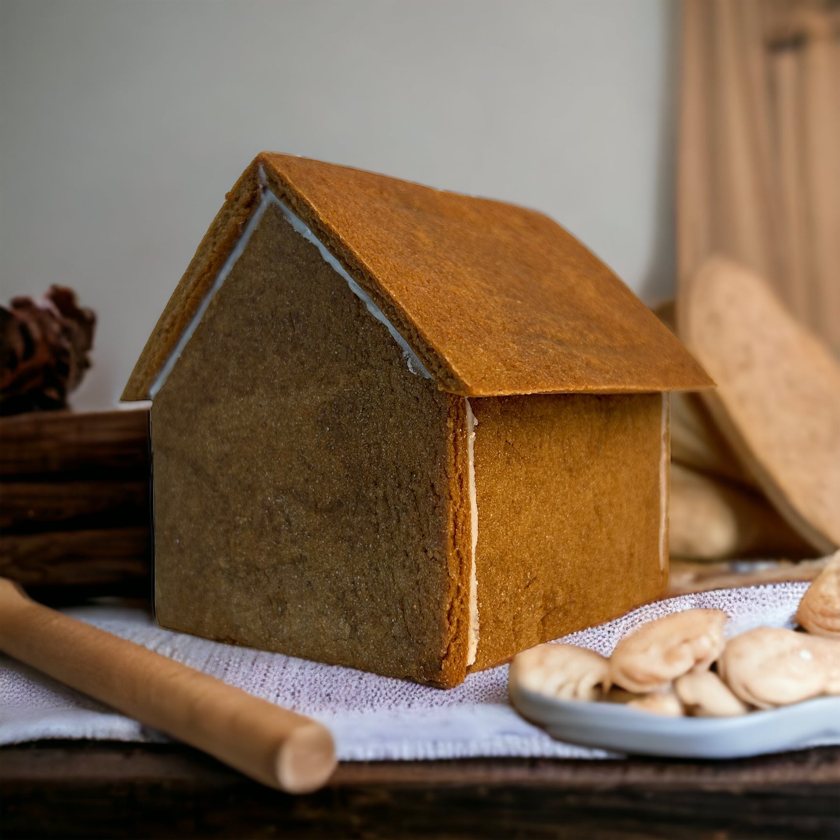 Gingerbread House Template Cookie Cutter 