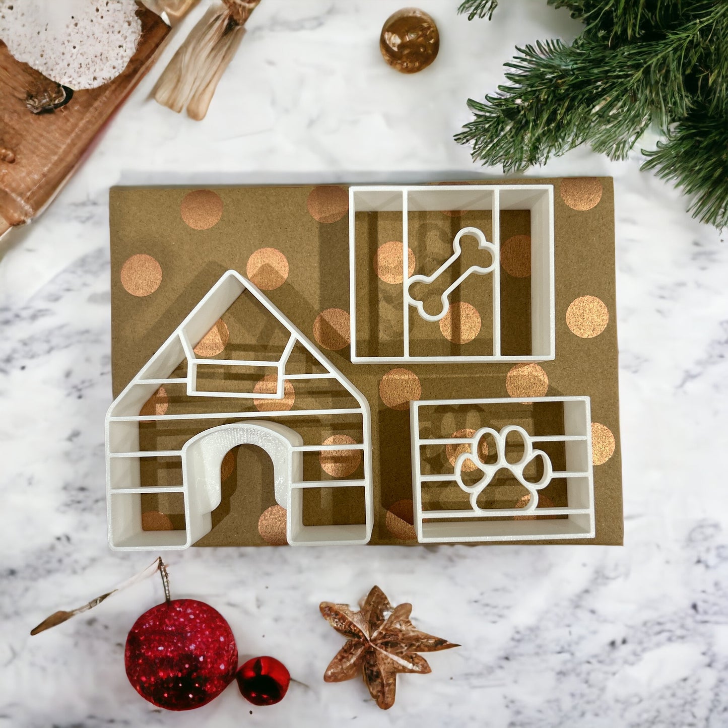 Gingerbread House Template Cookie Cutter 