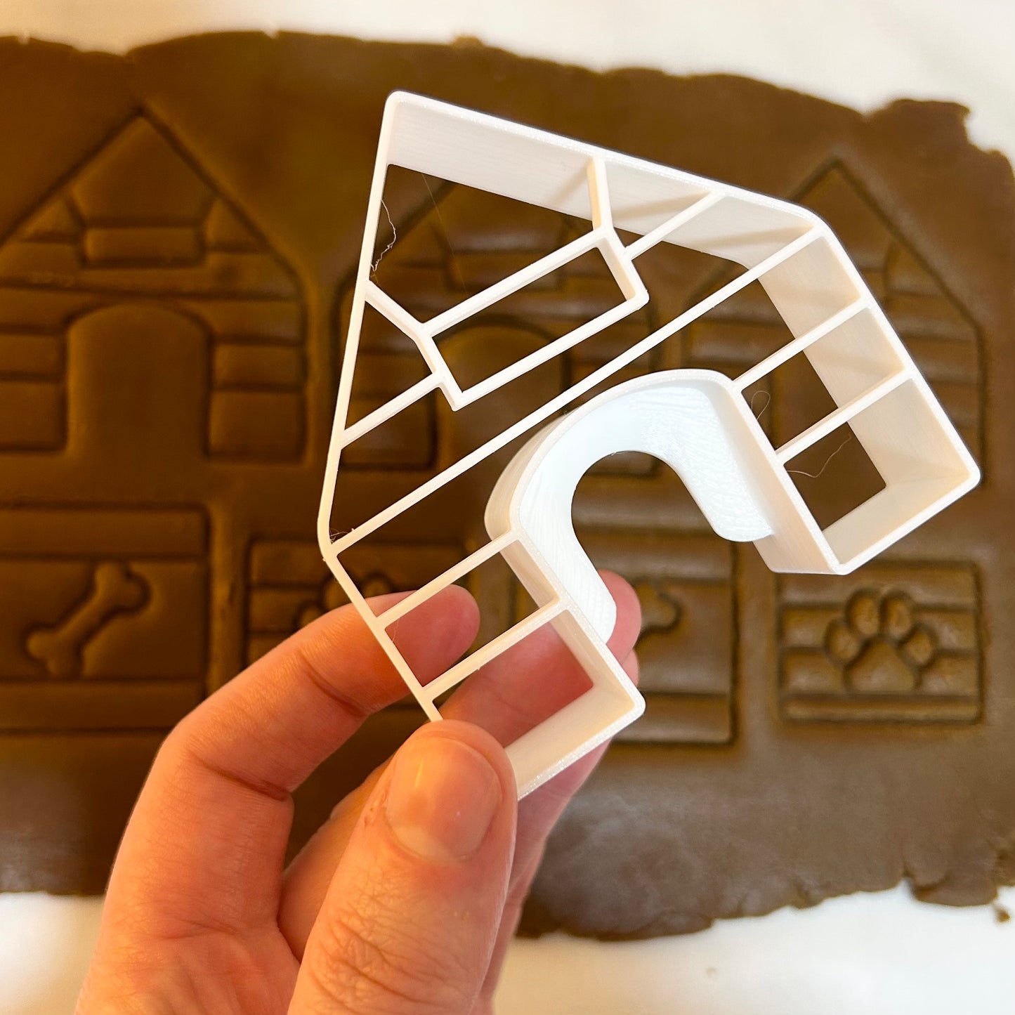 Gingerbread House Template Cookie Cutter 