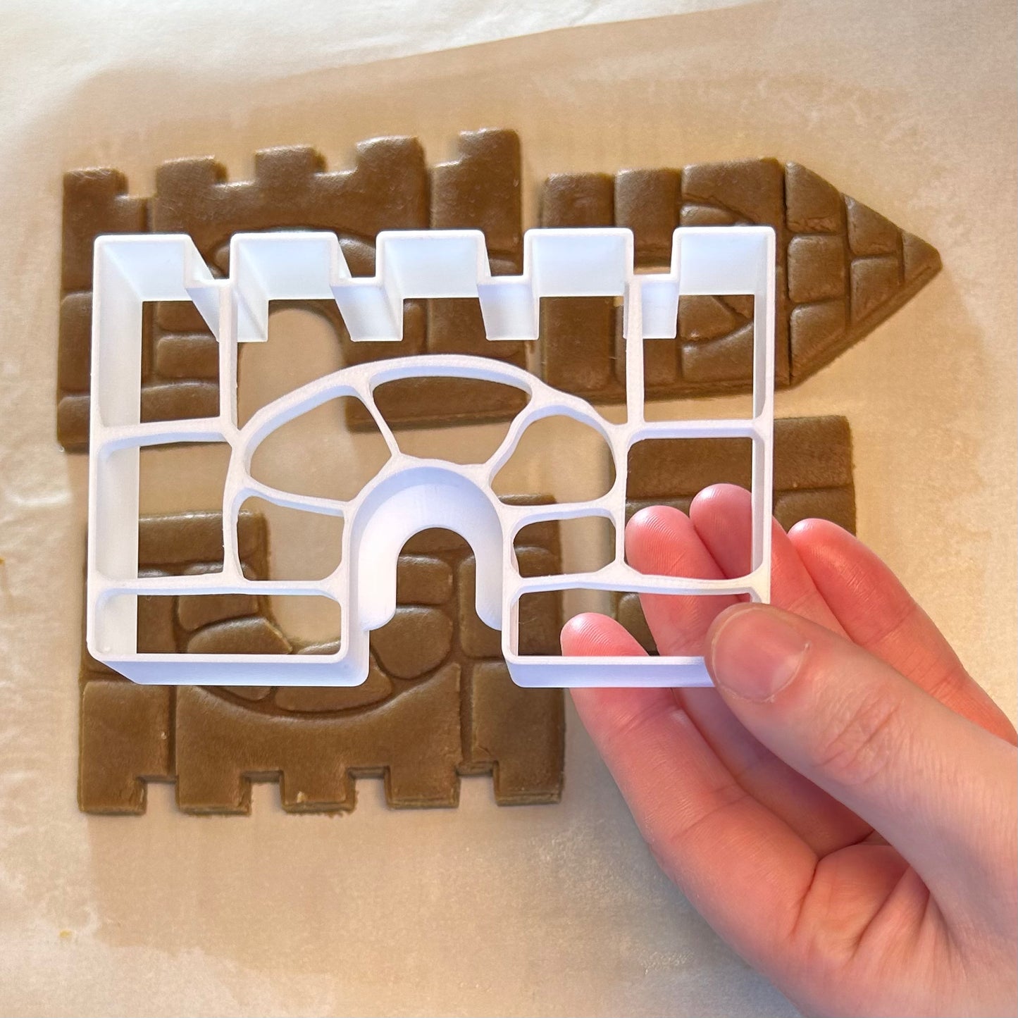 Gingerbread House Template Cookie Cutter 