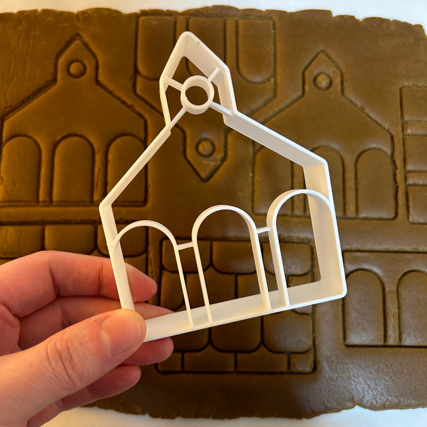 Gingerbread House Template Cookie Cutter 