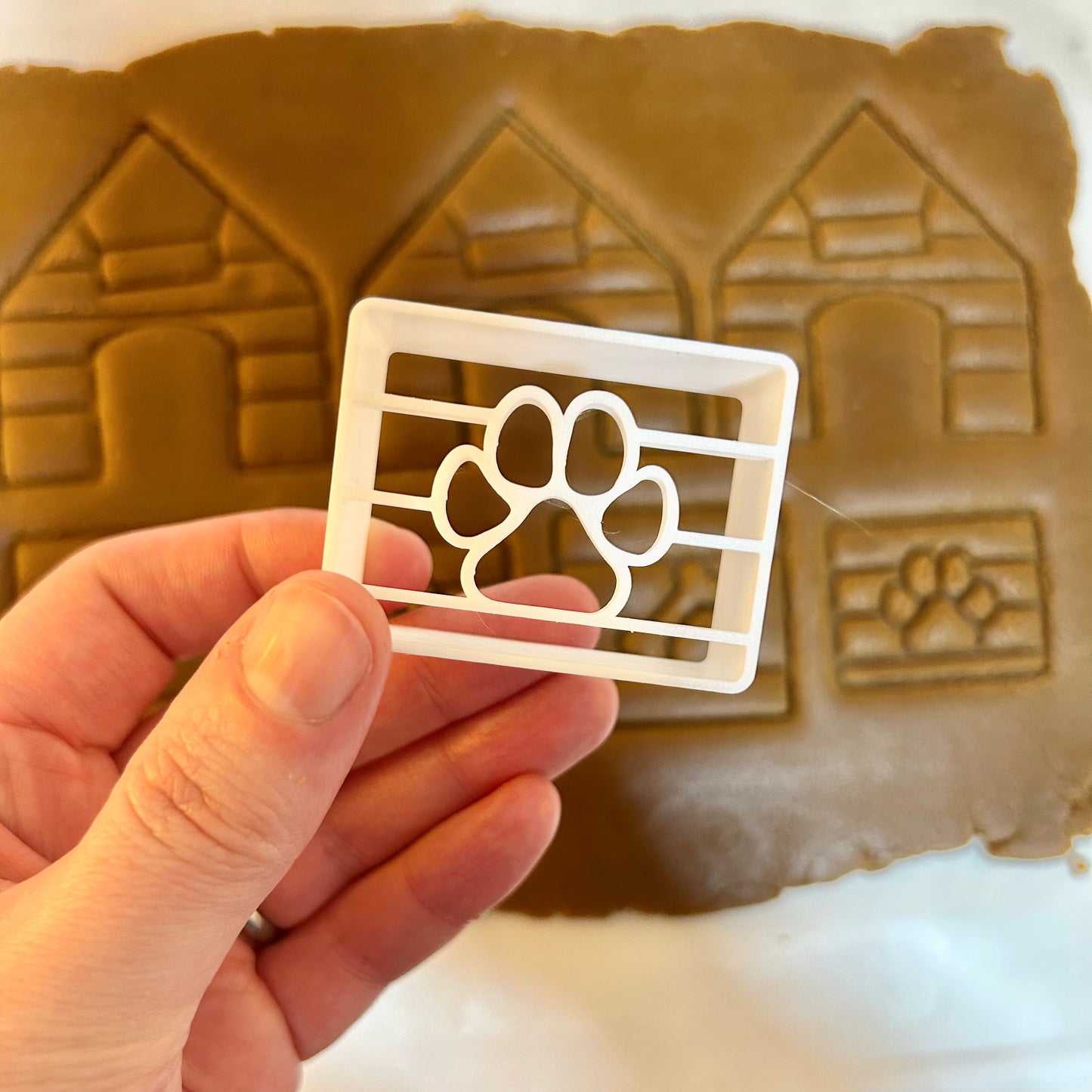 Gingerbread House Template Cookie Cutter 