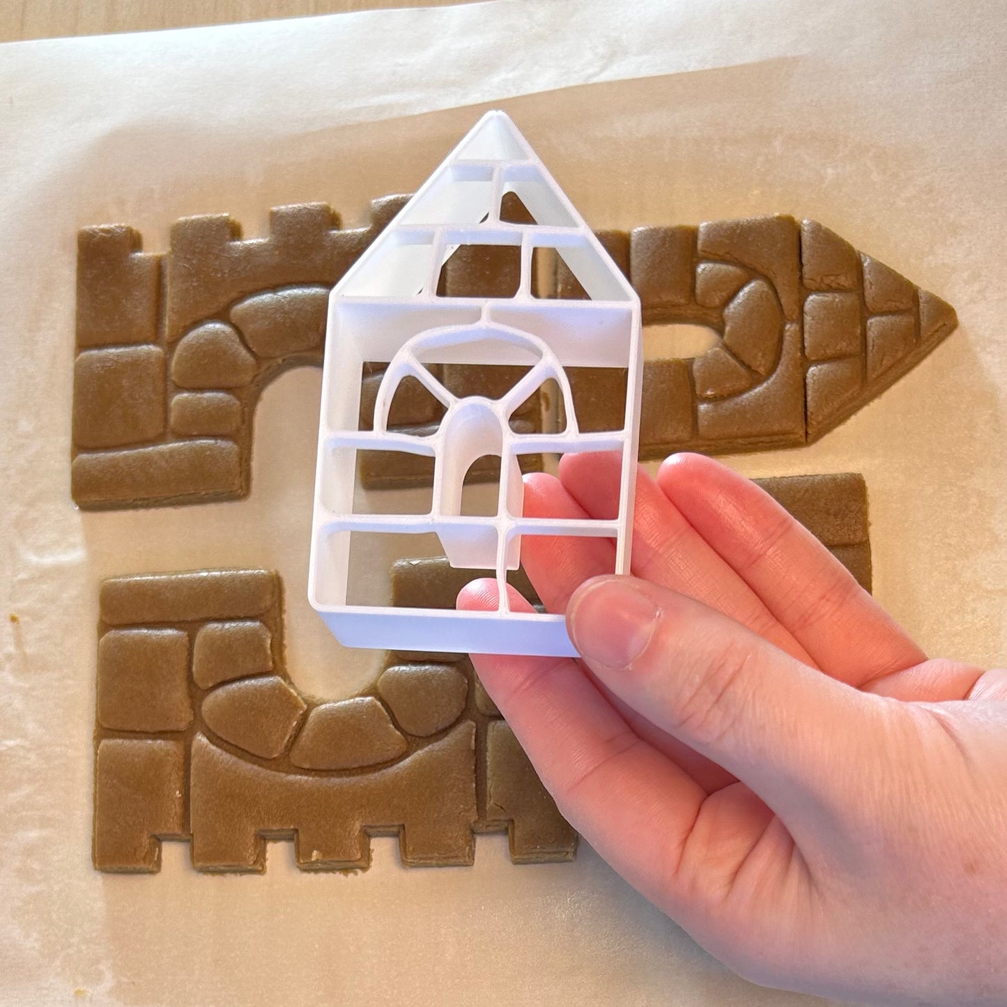 Gingerbread House Template Cookie Cutter 